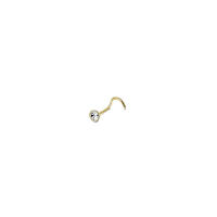 Piercing de acero para la nariz, 2 piezas, 20G - details 6