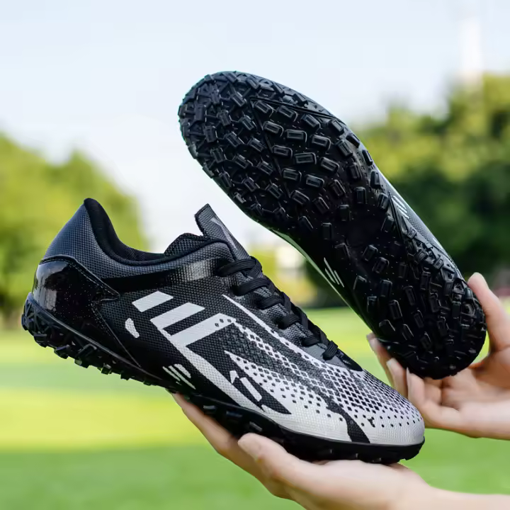 Zapatos de fútbol de caña alta, tacos para hombres y mujeres, adolescentes, estudiantes de secundaria, juego de tacos rotos - 1