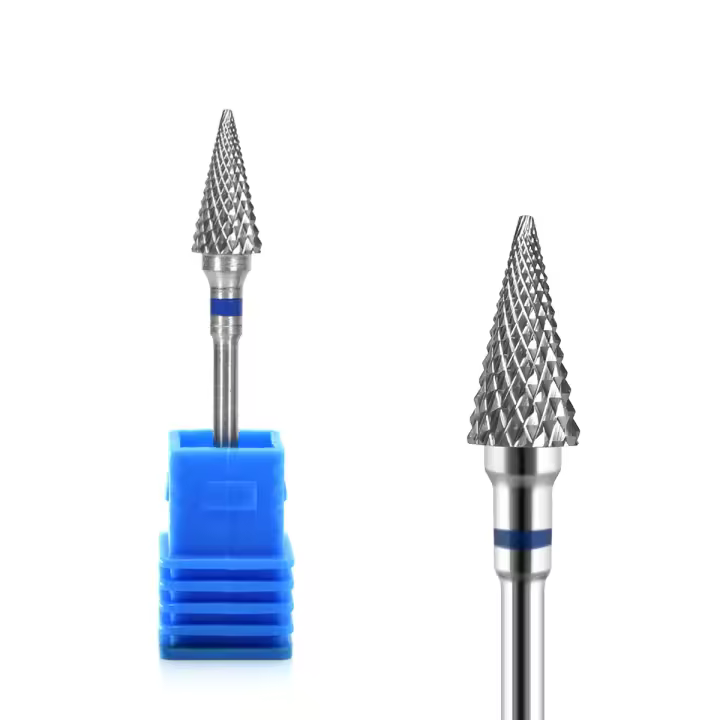 Broca de Manicura KADS para Arte de Uñas Herramienta de Molido Eléctrico de Acero Tungsten Cabeza de Molienda para Pedicura Herramientas de Belleza - 1