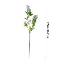 Flor de Lila Artificial Ramo de Flores de Lila Plantas Artificiales Falsas Jardín Bonsái DIY Accesorios de Fotografía - details 0