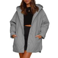 Chaquetas con capucha para mujer, abrigos informales a la moda, Otoño e Invierno - details 6