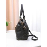 Bolso informal de moda para mujer, bolso de hombro de Color sólido suave de gran capacidad, bolso cruzado, mochila de lujo de alta gama - details 1