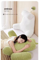 Cojín de respaldo para sofá de oficina, almohada de lectura triangular para aliviar el dolor - details 4