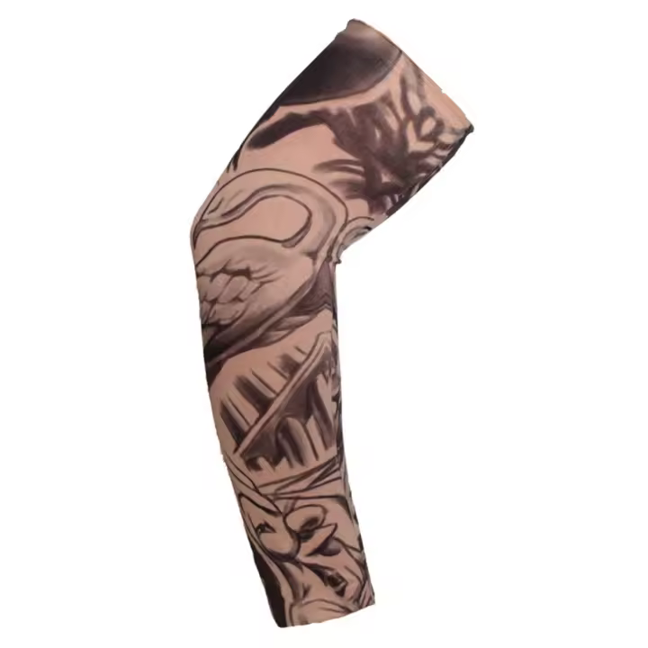 Mangas de brazo de flores, ropa deportiva, cubierta de brazo, tatuaje, protección solar, mangas al aire libre, Verano - 1