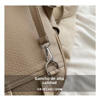 Nueva mochila para mujer 2025 mochila pequeña para mujer de color sólido bolso de viaje personalizado de moda versión coreana para mujer - details 17
