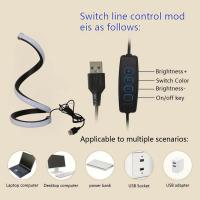 Lámpara LED de escritorio en espiral minimalista moderna, lámpara de escritorio controlada por cable, luz ambiental Led de tres colores para Bar, cafeterías, decoración de dormitorio y habitación - details 0