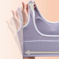 Sujetador de Yoga sin Costuras en Forma de U Top Corto Acolchado para Mujeres - details 11