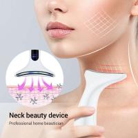 Dispositivo de belleza para el cuello, 3 modos, EMS, estiramiento Facial, eliminador de papada, LED, antiarrugas, masajeador Facial para apretar la piel - details 5