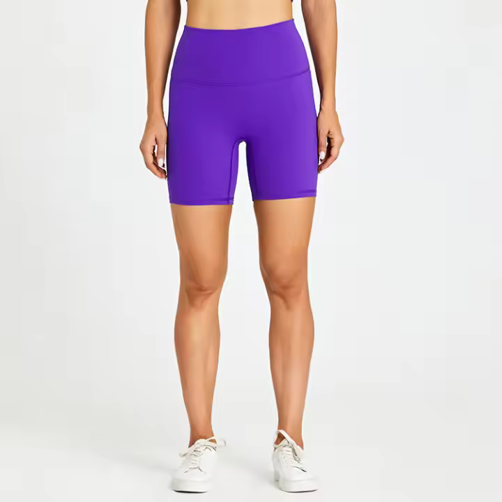 SHINBENE Clásicos 3.0 Hi Cloud Shorts de Yoga de Alta Elevación Suaves como el Mantequilla para Mujeres Ropa Deportiva de Gimnasio - 1