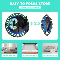 Mini Trampolín para Niños Elástico de 92cm, Ajustable, Plegable, Ideal para Juegos y Entrenamiento Interior y Exterior - details 4