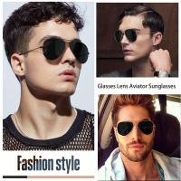Gafas de sol clásicas Retro, Aviador con Marco de Metal y Lentes de Vidrio, para Hombres, Mujeres, Deportes al Aire Libre - details 0