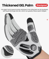 Guantes de invierno de dedo completo, manoplas de ciclismo Themal, a prueba de golpes, engrosados, SBR, Gel de Palma, antideslizantes, pantalla táctil, bicicleta - details 6