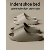 1 par de zapatillas de coco con sensación de pisar mierda, sandalias de suela gruesa, novedad de verano, sandalias antideslizantes - details 7
