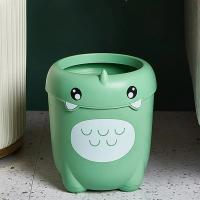 Cubo de basura de plástico para habitación de niños, cubo de basura creativo de dibujos animados, pequeño y bonito - details 1