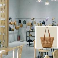 Bolso de Paja Hueco a Moda Casual Bolso de Playa para Mujeres de Gran Capacidad con Cinturón de Trenza Ideal para Compras Diarias y Viajes - details 7
