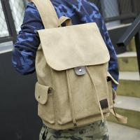 Nueva mochila de lona de alta calidad para hombre, bolso escolar de hombro grande, mochila para niños, bolsas de viaje a la moda para acampar, bolsos simples de moda - details 4