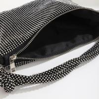 Bolso de cena con diamantes de imitación brillantes para mujer, bolsos de lujo para fiesta y boda, bolso de mujer, bolsos de noche brillantes de diseñador - details 9