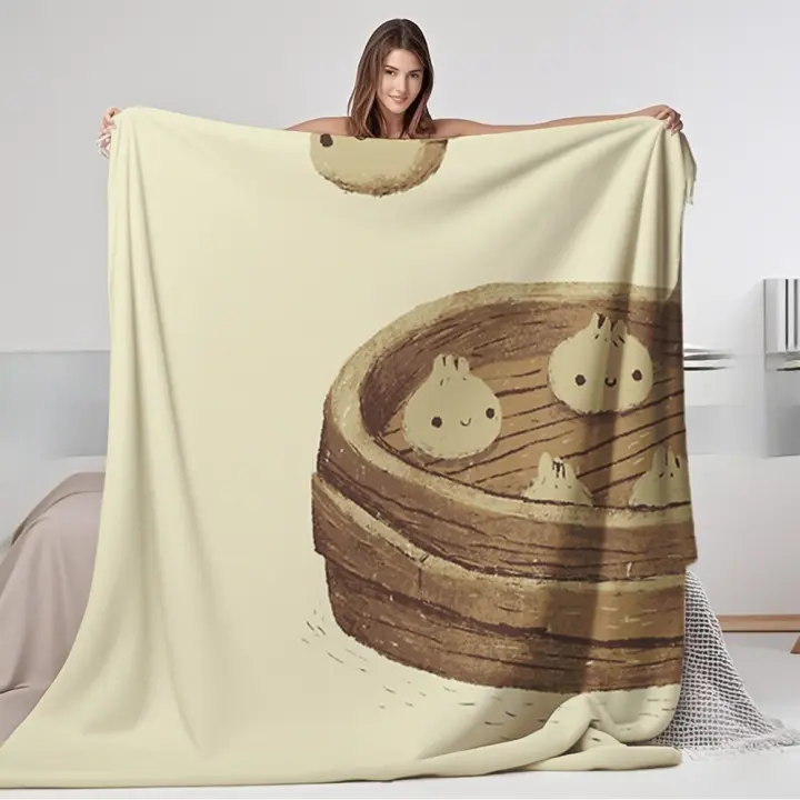 Manta mantas de franela gran estilo Sunrise Blanket2803 con patrón minimalista ecológico manta funda nórdica - 1