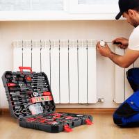 TLGREEN Kit de herramientas de reparación de automóviles para el hogar de 198 piezas, caja de herramientas de plástico con llave con juego de herramientas manuales generales para el hogar con caja de herramientas de plástico y estuche de almacenamiento - details 18