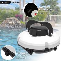 Robot limpiador de piscinas inalámbrico, aspirador automático, cepillos eléctricos para exteriores, recarga de 5200mAh - details 0