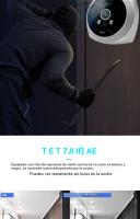 Mirilla electrónica puerta interfonos para casa Timbre inalambrico exterior con camara - details 4