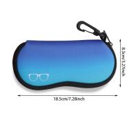 Estuche para gafas de sol con mosquetón, cremallera suave portátil, bolsa para gafas - details 6
