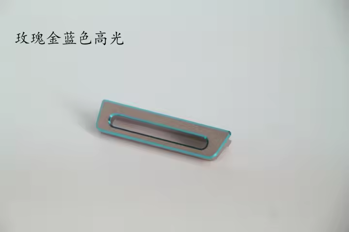 Hebilla de Cinta de Aluminio Personalizable para Teclado Wooting Diseño Brillante Metálico, Duradero, Accesorio de Juego con Estilo DIY - 1