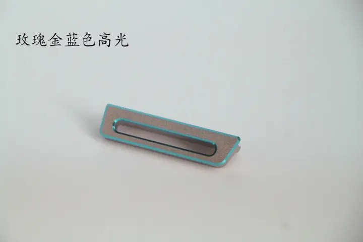 Hebilla de Cinta de Aluminio Personalizable para Teclado Wooting Diseño Brillante Metálico, Duradero, Accesorio de Juego con Estilo DIY - 1