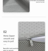 Cojín ergonómico de espuma viscoelástica para oficina, cojín antihemorroides para SILLA, cojín para asiento de coche y oficina - details 13