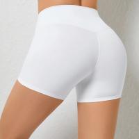 Pantalones cortos deportivos con realce para mujer, ropa deportiva de Yoga para gimnasio, color marrón, rojo, blanco y azul marino, 2024 - details 5