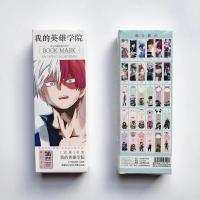 nbyinto Marcapáginas de Papel de Anime My Hero Academia Set de 36 Piezas Porta Libros Midoriya Izuku Todoroki Shouto Regalo de Cosplay Herramientas de Lectura - details 2