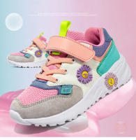 Zapatillas de tenis de moda para niños y niñas, zapatos para correr al aire libre, zapatos deportivos escolares antideslizantes, zapatos cómodos de malla transpirable, color rosa - details 3