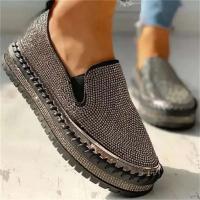 Zapatos de Moda Primavera 2024 para Mujer Zapatos Planos con Plataforma de Diamantes de Imitación - details 4