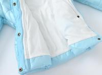 Manténgase abrigado y parece con estilo: chaqueta térmica con capucha para niña con acolchado alternativo de plumón para invierno - details 30