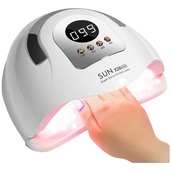 Secador de Uñas de Gel UV Profesional 380W Lámpara LED de 81LEDs 4 Temporizadores - 1