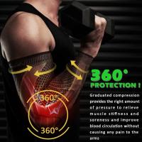 Guantes de Fitness Mangas Deportivas de Compresión para Brazo Soporte de Codo Antideslizante para Jóvenes y Adultos Ciclismo, Baloncesto, Fútbol, Voleibol, Béisbol, Tenis y Golf - details 6