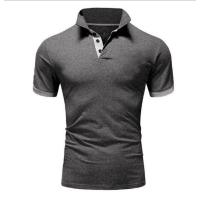 Polo ajustado de manga corta para hombre, Camisa lisa con cuello suave, informal, para trabajo, Golf, senderismo, color rosa - details 13