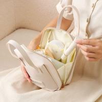Nuevo Neceser de cuero PU, organizadores de maquillaje de gran capacidad impermeables, bolsas de almacenamiento multifunción para mujer - details 2