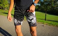 Pantalones Cortos de Compresión Y2K con Estampado de Calavera Ropa de Gimnasio 2-en-1 para Hombres - details 4