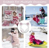 Orejeras para mujeres y niñas, accesorios de invierno, suaves y esponjosas, ajustables, para adultos, para exteriores, térmicas - details 4