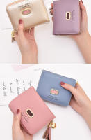Cartera para mujer estilo corto estudiante versión coreana lindo monedero plegable 2025 nuevo estilo fresco tarjetero cartera Combo - details 13