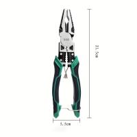 Alicates peladores multifuncionales especiales para electricista, divisor de cables, tijeras de desconexión, alicates de corte de cables de presión - details 1