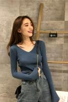 suéter de punto de manga larga para mujer, Jersey informal OL, otoño e invierno, 2025 - details 17