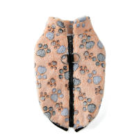 Ropa De Invierno Para Perros Pequeños Y Medianos Con Estampado De Manos En Terciopelo Suave Chaqueta Con Cierre De Cremallera Para Chihuahuas Y Yorkies - details 1