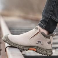 Botas de Seguridad de Soldadura de Corte Bajo Zapatos de Trabajo de Construcción a Prueba de Agujeros Indestructibles para Hombres - details 9