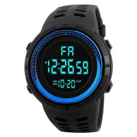 Reloj de lujo premium para hombre, relojes digitales deportivos para hombre, esfera grande, luminoso, resistente al agua, despertador, reloj de pulsera electrónico militar multifunción - details 14