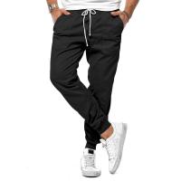 Pantalones cargo informales para hombre, pantalones de cintura elástica, monos - details 4