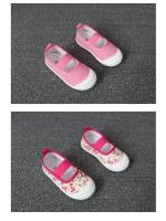Zapatos de lona para niña, zapatillas informales con estampado Floral, Color caramelo, primavera y otoño, 2024 - details 5