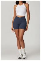 Pantalones cortos de Yoga sin costuras para mujer, ropa deportiva para Fitness, levantamiento de glúteos, gimnasio, correr - details 30