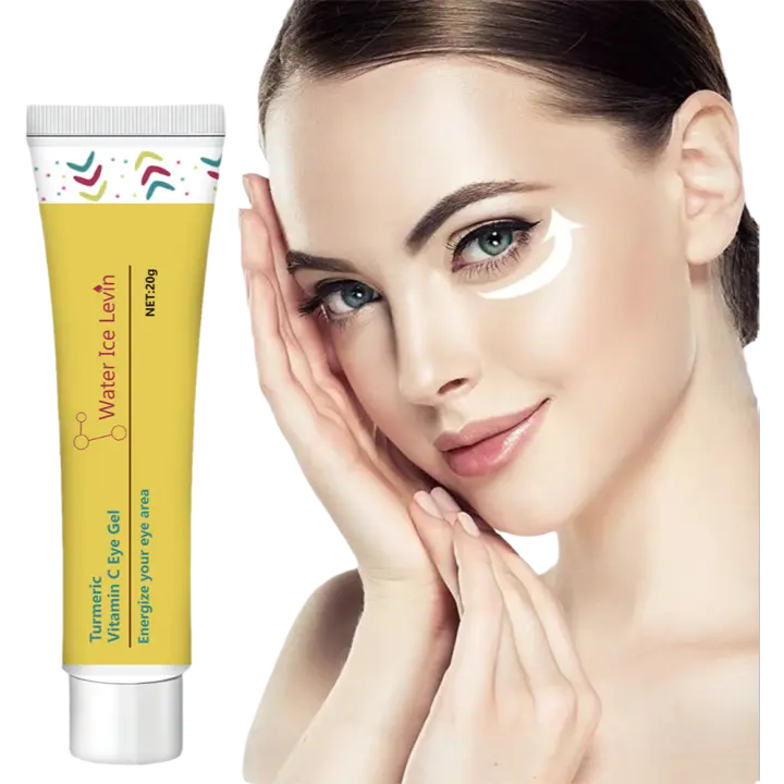Crema para los Ojos de Turmeric y Vitamina C Ilumina Ojeras, Reafirma Piel, Reparación Instantánea para Mujeres Herramientas de Cuidado de la Piel Facial 20g - 1